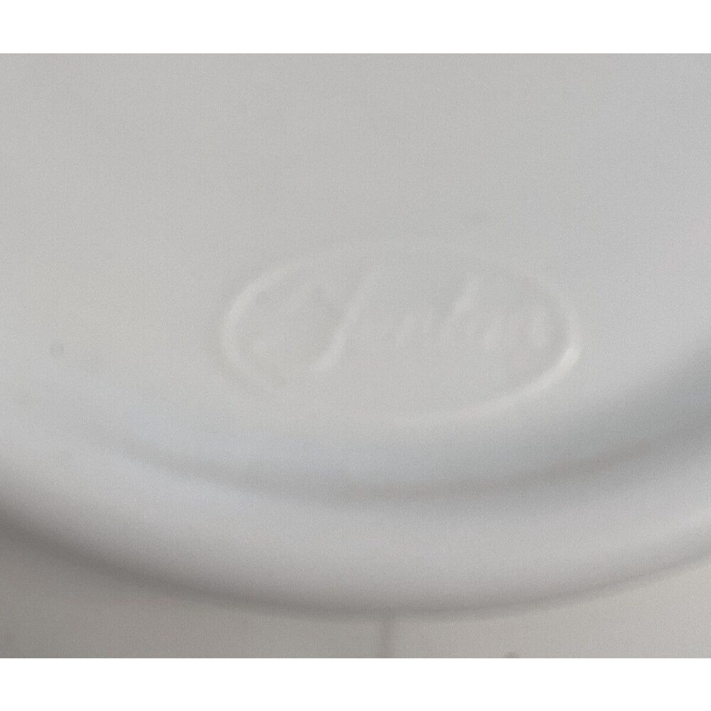 Vintage Fenton 6" Silver Crest Double White Glass Crimped Candy Dish - Picture 4 of 5